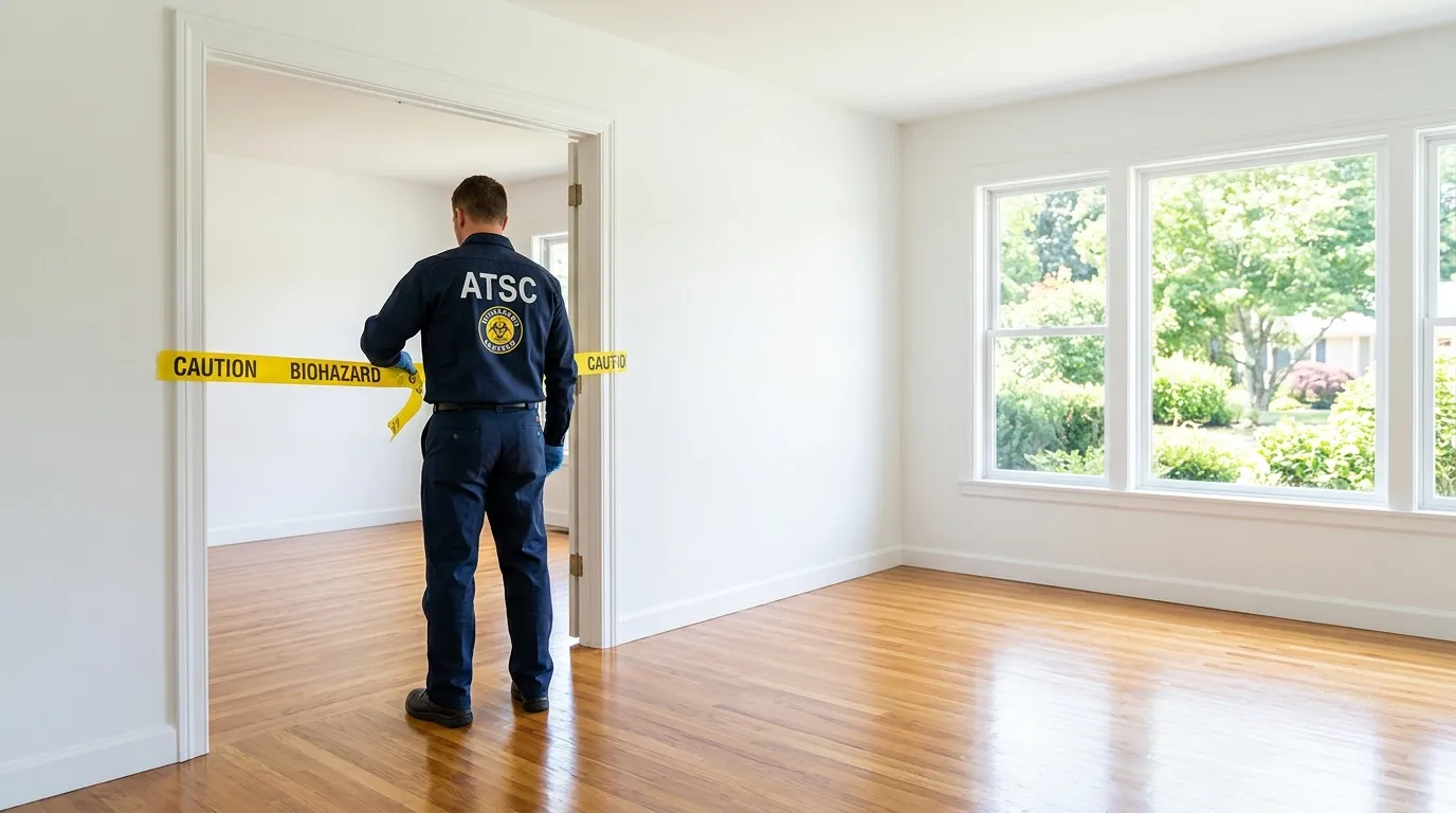 Certified biohazard cleanup crew performing Crime Scene Cleanup in Canonsburg