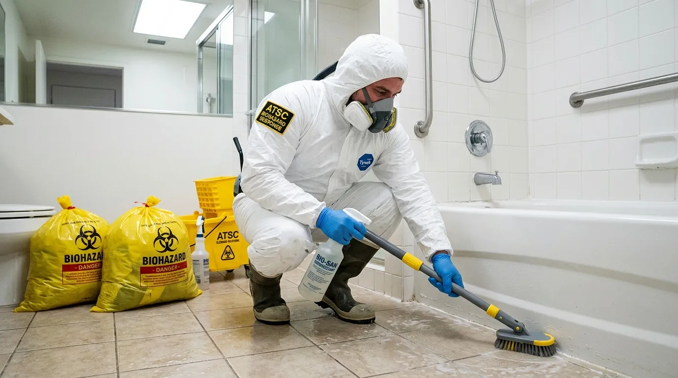 Decontamination equipment deployed for Blood Cleanup in Canonsburg